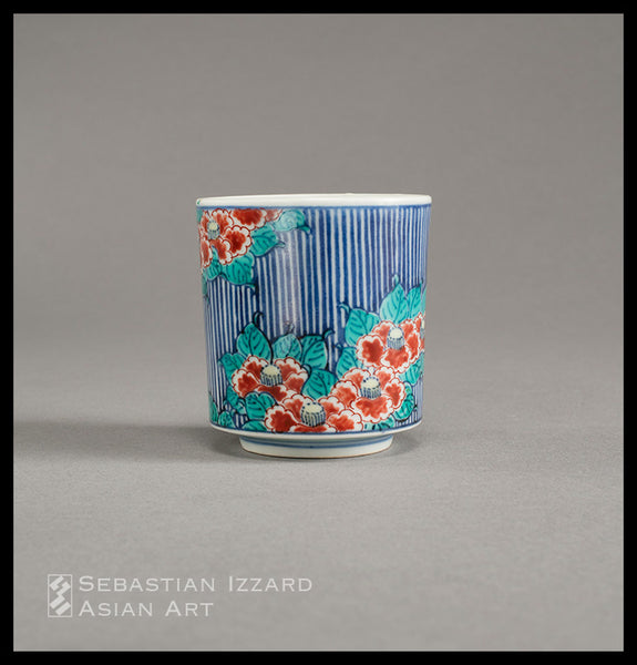 FOOD BOWL (<i>MUKŌZUKE</i>) WITH DESIGN OF CAMELLIA BLOSSOMS