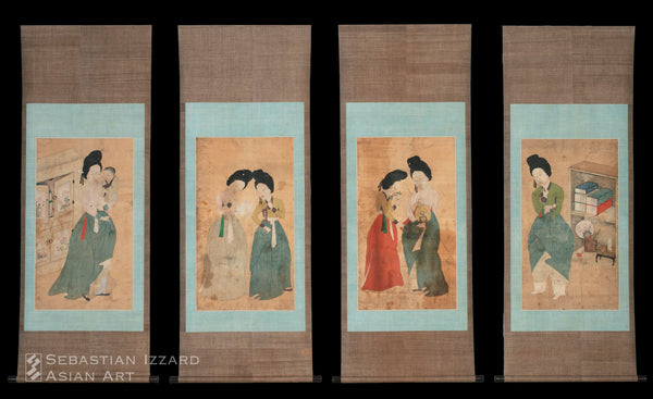 Four Paintings of Virtuous Women