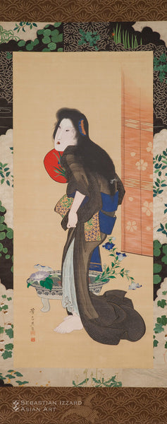 Beauty with Her Hair Down