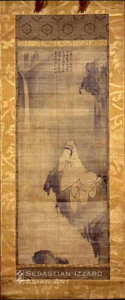 Mokuan Reien (Active ca. 1323–45) White-robed Kannon Hanging scroll, ink on silk, 121 x 49 cm.